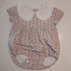 La Coqueta Floral Bib Romper